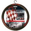 STEERING WHEEL COVER  RACING  PVC 37-39 CMS