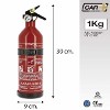 FIRE EXTINGUISHER 1 KG. WITH MANOMETER