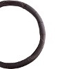 S.W. COVER BLACK LEATHER SILVER STITCH. 37-39CM