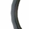 STEERING WHEEL COVER  FULL LEATHER  BLACK