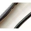 STEERING WHEEL COVER  FULL LEATHER  BLACK