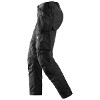 Snickers AW Stretch Trousers Black/Black HP - Size: 152