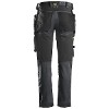 Snickers AW Stretch Trousers Steel Grey/Black HP - Size: 146