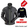 OFFER Snickers 37.5 Insulator Jacket Steel Grey/Black Size: XXXL