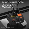 Gadjet 2-Port Charging BT FM Transmitter Wireless