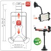 Phone Holder with Sucker & Flex Arm 6 Inch