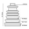 Universal CV Boot Kit (Large) 81-152mm