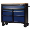 BUNKER 7 Drawer Workbench Roller Tool Cabinet 41" Blue
