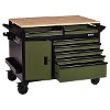 BUNKER 14 Drawer Multi-Functional Workbench Roller Tool Cabinet 48"  Grey