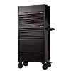 BUNKER 10 Drawer Combined Roller Cabinet and Tool Chest 26" Black