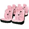 Front & Rear Seat Cover Set “Urban Girl” Pink (15 Pieces)