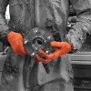 Orange Grip Nitrile Powder Free Disposable Glove (XL) Pack of 100
