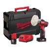 Milwaukee M12 12V Sub Compact Polisher/Sander with 2x Batteries