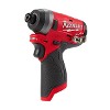 Milwaukee M12 12V Fuel 4pc Kit with 1x 6.0Ah & 1x 2.0Ah Batteries