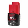 Milwaukee M12 12V Fuel 4pc Kit with 1x 6.0Ah & 1x 2.0Ah Batteries