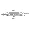 12/24V 250mm Bolt On LED Mini Beacon Light Bar