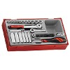 Socket Set 1/4" Drive 12 Point (35 Pieces)
