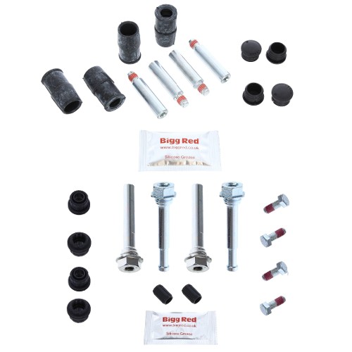 Bigg Red Slider Bolt Kit Front Rear BRH1306AX BRH1458AX