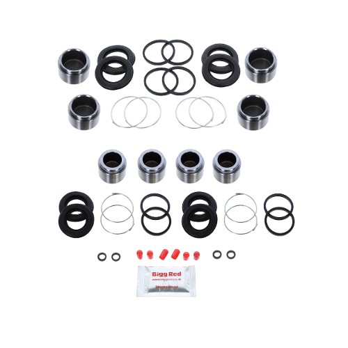 Bigg Red Caliper Piston Kit Front L / R  BRKPFULVIAFRONT