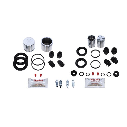 Bigg Red Front & Rear Caliper Piston Kit BRKPFK12