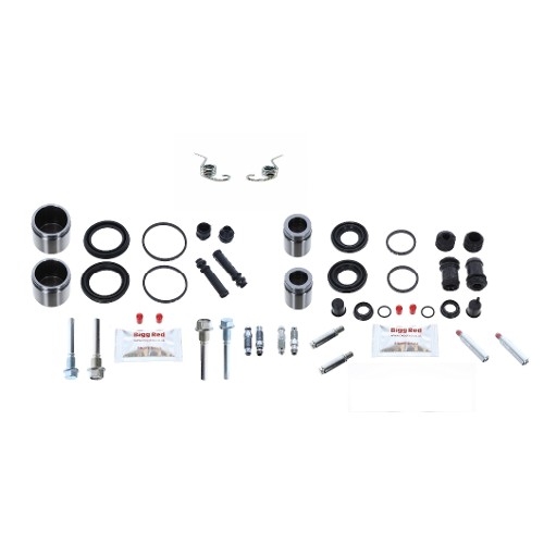 Bigg Red Front & Rear Caliper Piston Kit BRKPFK16P