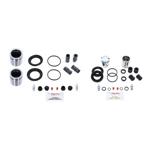 Bigg Red Front & Rear Caliper Piston Kit BRKPFK24