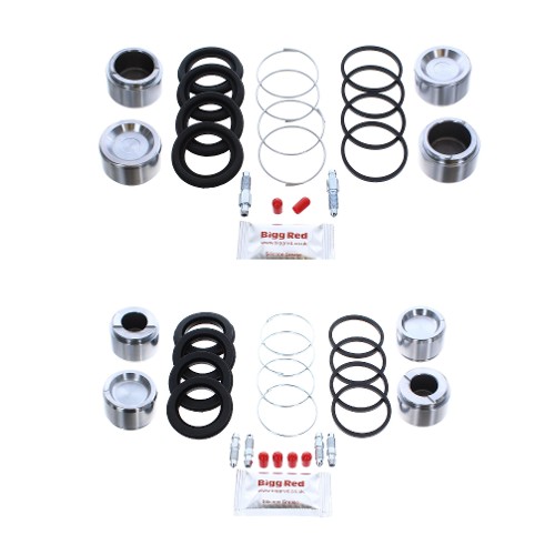Bigg Red Front & Rear Caliper Piston Kit BRKPFK30