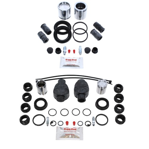 Bigg Red Front & Rear Caliper Piston Kit BRKPFK34