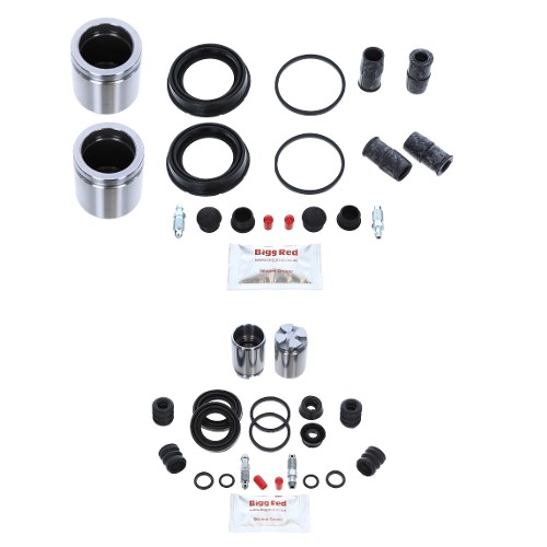 Bigg Red Front & Rear Caliper Piston Kit BRKPFK36