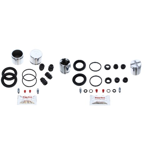 Bigg Red Front & Rear Caliper Piston Kit BRKPFK61