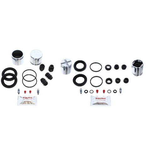 Bigg Red Front & Rear Caliper Piston Kit BRKPFK62