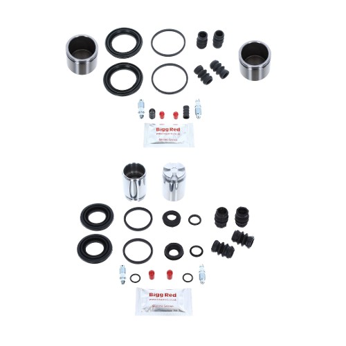 Bigg Red Front & Rear Caliper Piston Kit BRKPFK63