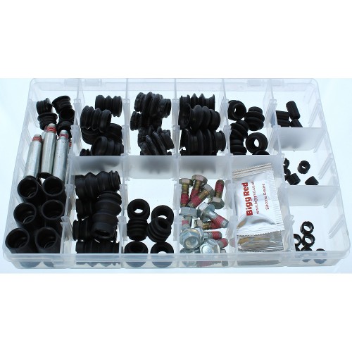 Bigg Red Common Slider Rubbers/Bolts + ATE Pins BRSRKITPLUS