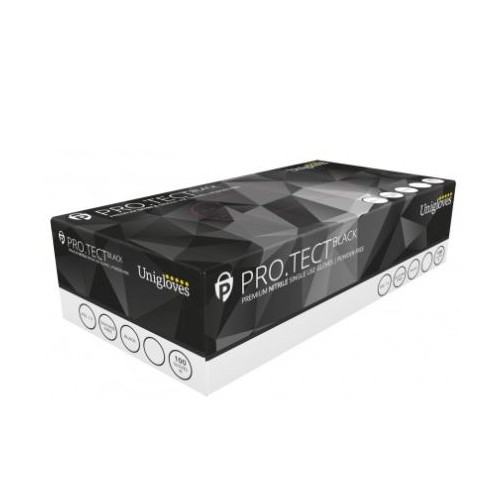 XL Black Nitrile Gloves