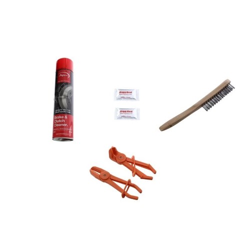 Brake Caliper Servicing Sundries Brake Cleaner Hose Clamp Wire Brush RESUN5