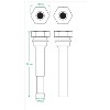 Bigg Red Slider Bolt Kit L or R BRH0020X