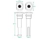 Bigg Red Slider Bolt Kit L or R BRH1387X